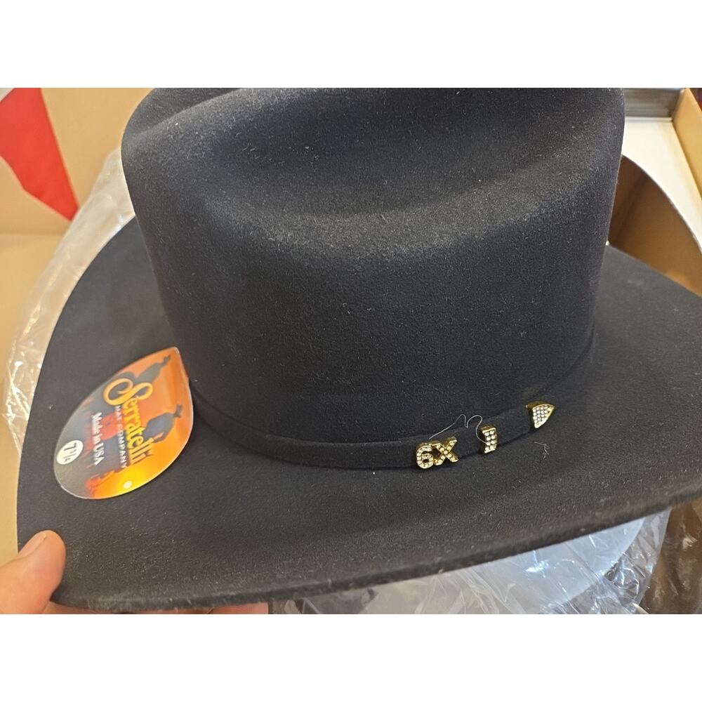 Men's Serratelli 6X Amapola Western Cowboy Hat Beaver Felt Made In USA